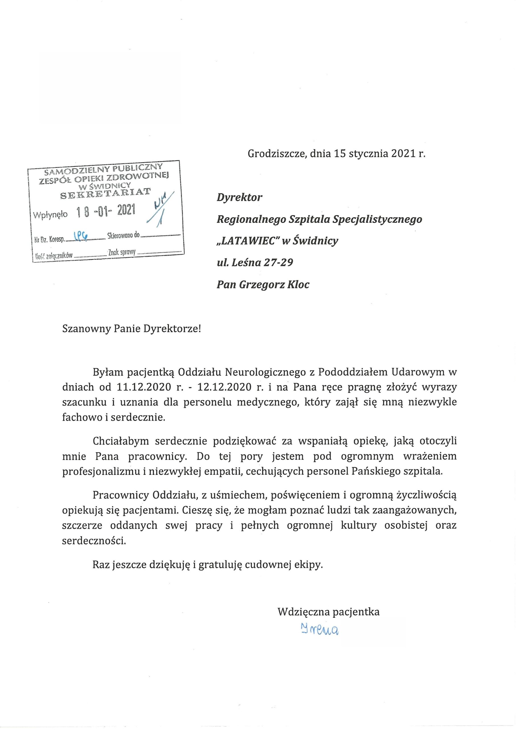 Podziękowania20200121