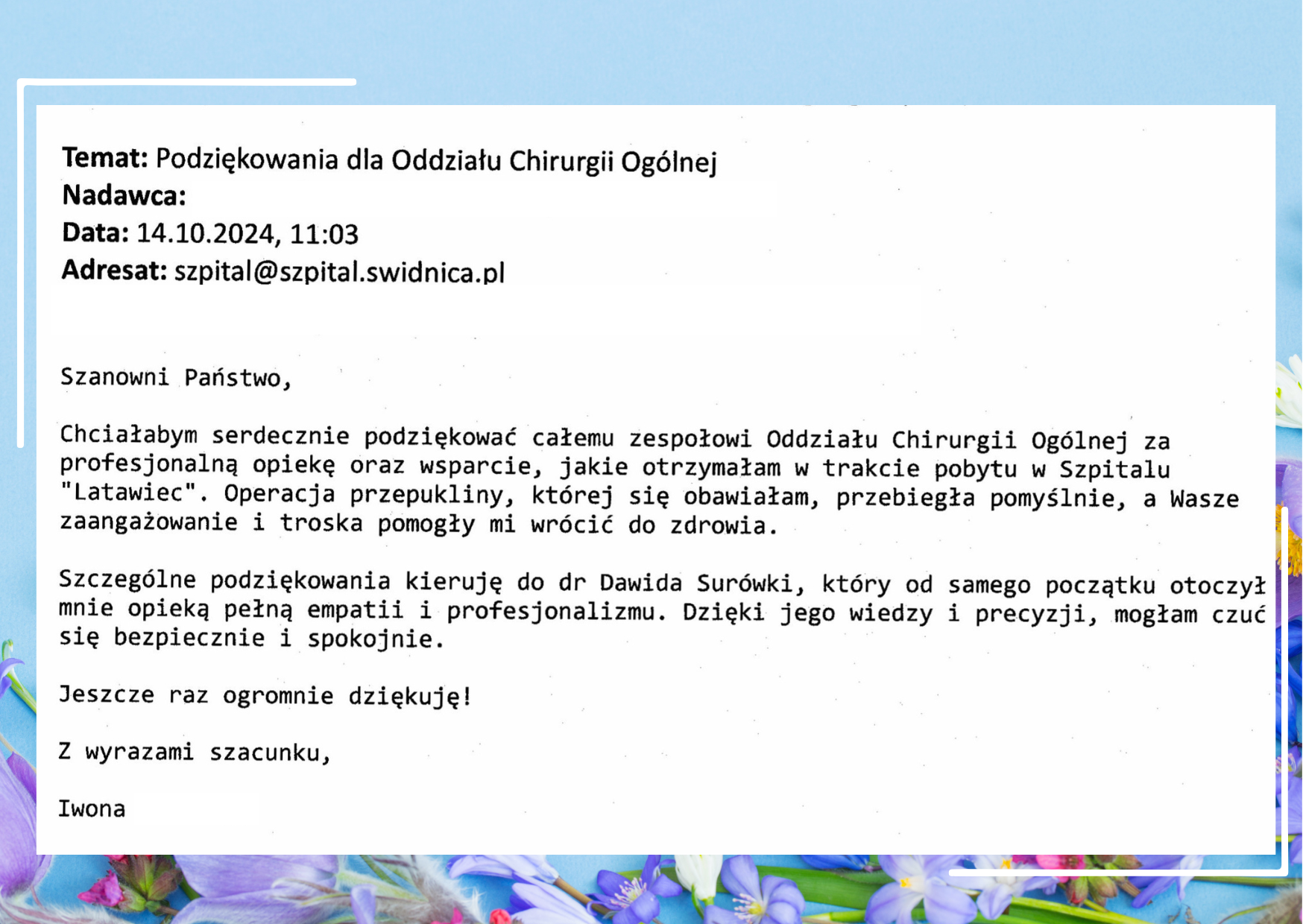 Podziękowania_Chirurgia